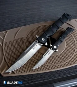 Cold Steel Large Luzon Leaf-Spring Knife Black GFN (6" Satin) 20NQX -Cold Steel Shop Cold Steel Medium Luzon Leaf Spring Knife Black GFN Satin 20NQL BHQ 80431 kp desk web