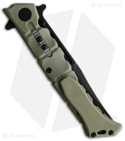 Cold Steel Medium Luzon Folding Pocket Knife Olive Drab Green GFN (4" Black) -Cold Steel Shop Cold Steel Medium Luzon OD Green Black BHQ 174231 jr side