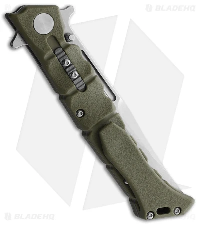 Cold Steel Medium Luzon Folding Flipper Knife OD Green GFN (4" Satin) 4 Cold Steel Medium Luzon Folding Flipper Knife OD Green GFN (4" Satin) - Image 2
