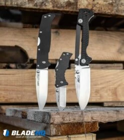 Cold Steel Demko AD-15 Scorpion Lock Knife Black G-10 (3.5" Satin S35VN) 58SQB -Cold Steel Shop Cold Steel Micro Recon 1 Tanto Tri Ad Lock Knife Stonewash 27DT BHQ 105937 kp pal web