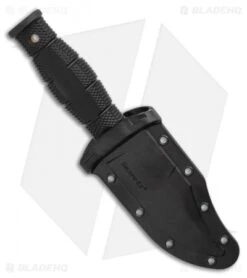 Cold Steel Mini Leatherneck Clip Point Fixed Blade Knife (3.5" Satin) 39LSAB -Cold Steel Shop Cold Steel Mini Leatherneck Clip Point Fixed Blade Knife 3.5 Stonewash 39LSAB BHQ 121218 LS Sheath