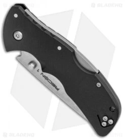 Cold Steel Mini Recon 1 Tanto Lockback Knife (3" Stonewash) 27BAT -Cold Steel Shop Cold Steel Mini Recon 1 Tanto LB SW 27BAT BHQ 11246 jr spine