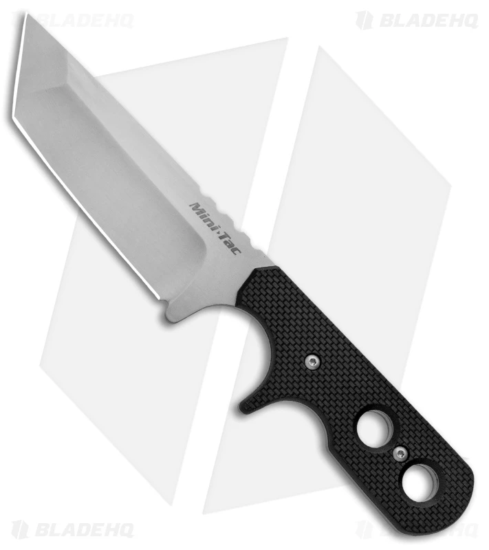 Cold Steel Mini Tac Tanto Neck Knife G-10 (3.75" Bead Blast) 49HTF 3 Cold Steel Mini Tac Tanto Neck Knife G-10 (3.75" Bead Blast) 49HTF