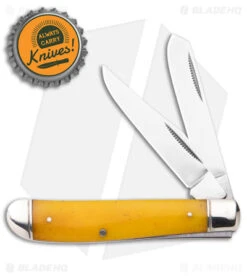Cold Steel Mini Trapper Slip Joint Knife Yellow Bone (2.7" Satin) -Cold Steel Shop Cold Steel Mini Trapper SJ Yellow Bone Satin BHQ 140035 jr bottlecap