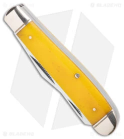 Cold Steel Mini Trapper Slip Joint Knife Yellow Bone (2.7" Satin) -Cold Steel Shop Cold Steel Mini Trapper SJ Yellow Bone Satin BHQ 140035 jr spine