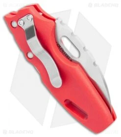 Cold Steel Mini Tuff Lite Tri-Ad Lock Knife Red (2" Satin) 20MTR -Cold Steel Shop Cold Steel Mini Tuff Lite Tri Ad Red Satin 20MTR BHQ 105899 jr side