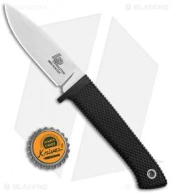 Cold Steel Pendleton Mini Hunter Fixed Blade Knife Black Kray-Ex (2.9" Satin) -Cold Steel Shop Cold Steel Pendleton Mini Hunter Black Satin BHQ 126305 jr bottlecap 2