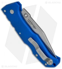 Cold Steel Pro Lite Clip Point Tri-Ad Lock Knife Blue GFN (3.5" Satin) 20NSCLU -Cold Steel Shop Cold Steel Pro Lite Pro GFN Blue Clip Point 20NSCLU BHQ 51989 jr side