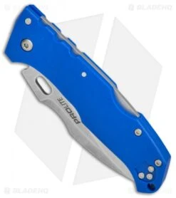 Cold Steel Pro Lite Sport Tri-Ad Lock Knife Blue GFN (3.5" Satin) 20NVLU -Cold Steel Shop Cold Steel Pro Lite Pro GFN Blue Sport 20NVLU BHQ 51993 jr spine