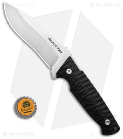 Cold Steel Razor Tek Fixed Blade Knife Black GFN (5" Satin) -Cold Steel Shop Cold Steel Razorback FB Knife Black GFN 5in Satin BHQ 139986 td size jr