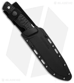 Cold Steel Razor Tek Fixed Blade Knife Black GFN (6.5" Satin) -Cold Steel Shop Cold Steel Razorback FB Knife Black GFN 6in Satin BHQ 139982 td sheath