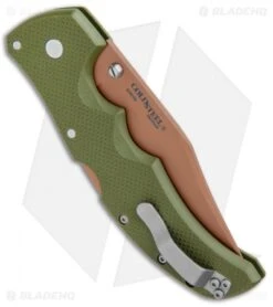 Cold Steel Recon 1 Clip Point Lockback Knife Desert Warrior G-10 (4" Copper) -Cold Steel Shop Cold Steel Recon 1 CP LB Desert Warrior G 10 Copper 27UAC BHQ 100068 jr side