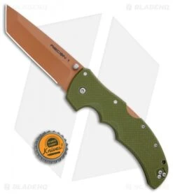 Cold Steel Recon 1 Tanto Lockback Knife Desert Warrior G-10 (4" Copper) -Cold Steel Shop Cold Steel Recon 1 Tanto LB Desert Warrior G 10 Copper 27UAT BHQ 100067 jr bottlecap