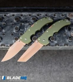 Cold Steel Recon 1 Clip Point Lockback Knife Desert Warrior G-10 (4" Copper) -Cold Steel Shop Cold Steel Recon 1 Tanto Lockback Knife Desert Warrior G 10 Copper 100067 kp step web