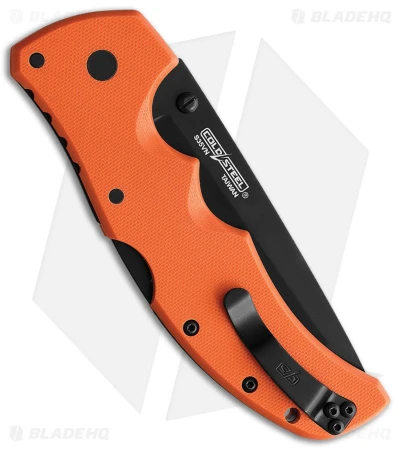 Cold Steel Recon 1 Tanto Lockback Knife Orange G-10 (4" Black) 5 Cold Steel Recon 1 Tanto Lockback Knife Orange G-10 (4" Black) - Image 3