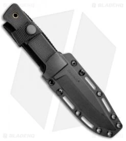 Cold Steel SRK-C Compact Fixed Blade Knife Kray-Ex (5" Black) 49LCKD -Cold Steel Shop Cold Steel SRK Compact Kray Ex 49LCKD BHQ 106762 jr sheath