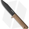 Cold Steel SRK Compact Fixed Blade Knife Desert Tan Kray-Ex (5" Black SK-5) -Cold Steel Shop Cold Steel SRK Compact SK 5 Desert Tan Black BHQ 158052 jr