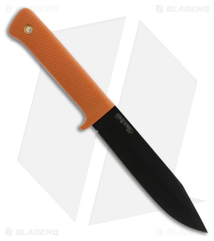 Cold Steel SRK Fixed Blade Knife Orange Kray-Ex (6" Black) 4 Cold Steel SRK Fixed Blade Knife Orange Kray-Ex (6" Black) - Image 2