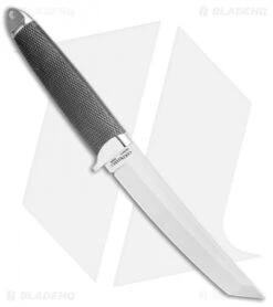 Cold Steel San Mai Master Tanto Fixed Blade Knife (6" Satin San Mai) 35AB -Cold Steel Shop Cold Steel San Mai Master Anto Satin 35AB BHQ 80438 jr spine