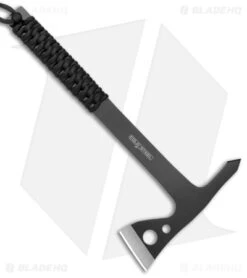 Cold Steel Throwing Axes Gray Stainless Steel W/ Black Paracord (3 Pack) -Cold Steel Shop Cold Steel Throwing Axes 3 Pack BHQ 176989 jr side