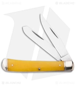 Cold Steel Trapper Slip Joint Knife Yellow Bone (3.3" Satin)