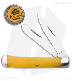 Cold Steel Trapper Slip Joint Knife Yellow Bone (3.3" Satin) -Cold Steel Shop Cold Steel Trapper SJ Yellow Bone Satin BHQ 140034 jr bottlecap
