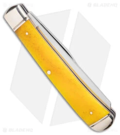 Cold Steel Trapper Slip Joint Knife Yellow Bone (3.3" Satin) -Cold Steel Shop Cold Steel Trapper SJ Yellow Bone Satin BHQ 140034 jr side