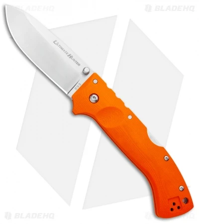 Cold Steel Ultimate Hunter Lockback Knife Blaze Orange G-10 (3.5" Satin) 30URY 3 Cold Steel Ultimate Hunter Lockback Knife Blaze Orange G-10 (3.5" Satin) 30URY