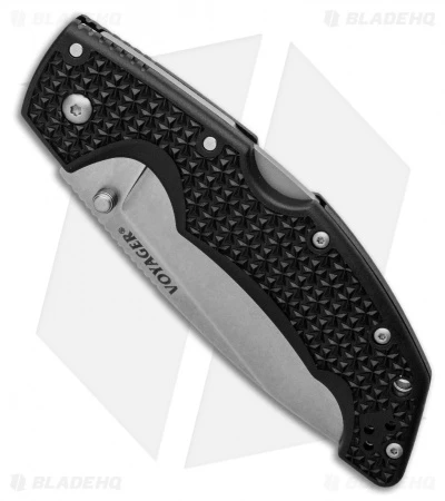 Cold Steel Voyager Large Drop Point Lockback Knife (4" Stonewash) 29AB 4 Cold Steel Voyager Large Drop Point Lockback Knife (4" Stonewash) 29AB - Image 2