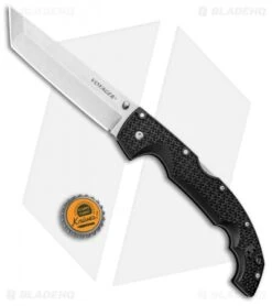 Cold Steel Voyager XL Tanto Tri-Ad Lockback Knife (5.5" Stonewash) 29AXT -Cold Steel Shop Cold Steel Voyager XL Tanto Tri Ad LB SW 29AXT BHQ 8616 jr bottlecap