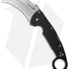 Cold Steel Tiger Claw Karambit Lockback Knife (3.25" Satin Full Serr) 22KFS -Cold Steel Shop cold steel 22kfs cm