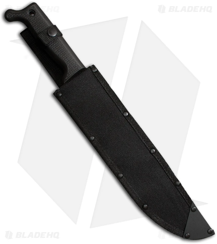 Cold Steel Bowie Point Machete Fixed Blade Knife (12" Black) 97BWM12S 4 Cold Steel Bowie Point Machete Fixed Blade Knife (12" Black) 97BWM12S - Image 2