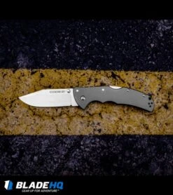 Cold Steel Code-4 Clip Point Lockback Knife (3.5" Satin) 58PC -Cold Steel Shop cold steel code 4 clip point 58TPCC BHQ 15397 dl