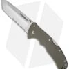 Cold Steel Code-4 Tanto Point Knife Folder (3.5" Satin Serr) 58TPTH -Cold Steel Shop cold steel code 4 tanto half serr 58tpth satin folder