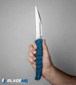 Cold Steel Frenzy I Tri-Ad Lock Knife Black/Green G-10 (5.5" Satin) 62P1A -Cold Steel Shop cold steel frenzy ii blue BHQ 52069 hand dl
