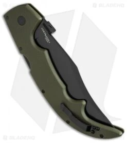 Cold Steel Espada Large Lockback Knife OD Green G-10 (5.5" Black) 62NGLVG -Cold Steel Shop cold steel lg espada 62nglvg side cm