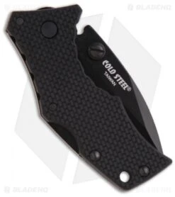 Cold Steel Micro Recon 1 Tanto Tri-Ad Lock Knife (2" Black) 27TDT -Cold Steel Shop cold steel recon 1 27tds back 1