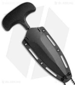 Cold Steel Safe Maker I Push Dagger Knife (4.5" Stonewash AUS-8A) 12DBST -Cold Steel Shop cold steel safe maker i 12DBST BHQ 2440 dl sheath large