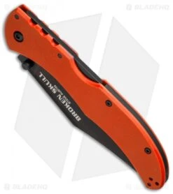 Cold Steel Broken Skull I Lock Back Knife Orange G-10 (4" Black CTS-XHP) 54SBOR -Cold Steel Shop cold steel steve austin broken skulls i 54sbor bottom cm