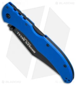 Cold Steel Broken Skull IV Knife Blue G-10 (4" Black CTS-XHP) 54SBLU -Cold Steel Shop cold steel steve austin broken skulls iv 54sblu bottom cm