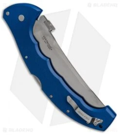Cold Steel 5.5" Talwar Lockback Knife Blue G-10 (Satin CTS-XHP) 21TXVLU -Cold Steel Shop cold steel talwar blue cts xhp 21txvlu BHQ 37507 er spine