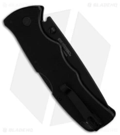 Cold Steel Verdict Tanto Tri-Ad Lock Knife Black G-10 (3" Black) AUS-10A -Cold Steel Shop cold steel verdict tanto tri ad lock knife black g10 3in black bhq139972 hd side
