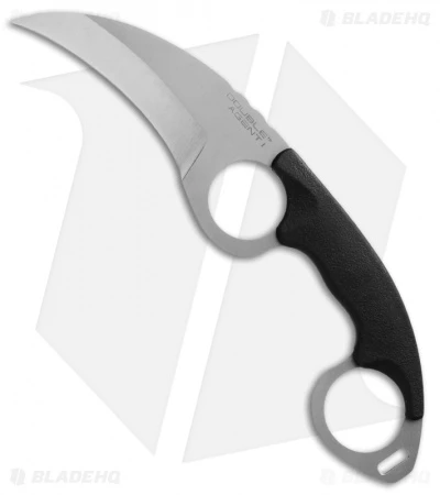 Cold Steel Double Agent I Fixed Blade Knife (3" Satin) 39FK 3 Cold Steel Double Agent I Fixed Blade Knife (3" Satin) 39FK